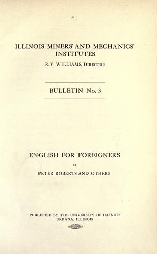 English for foreigners