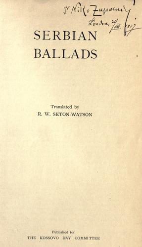 Serbian ballads