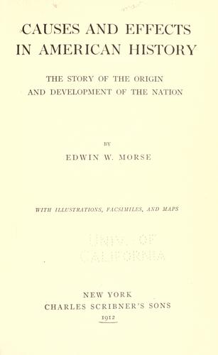 Causes and effects in American history