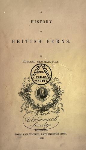 A history of British ferns