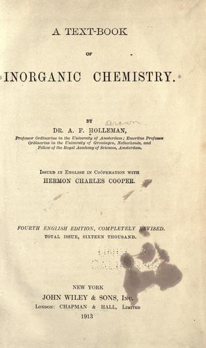 A text-book of organic chemistry