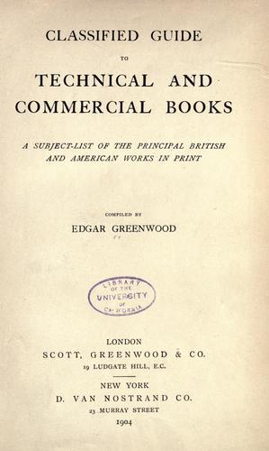 Classified guide to technical and commercial books.