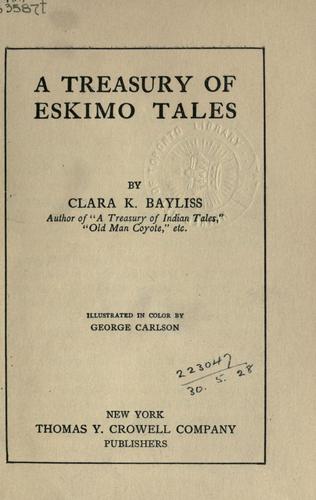 A treasury of Eskimo tales