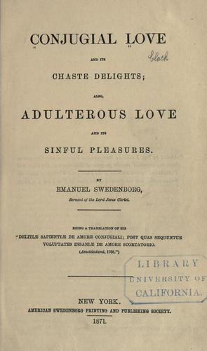 Conjugial love and its chaste delights