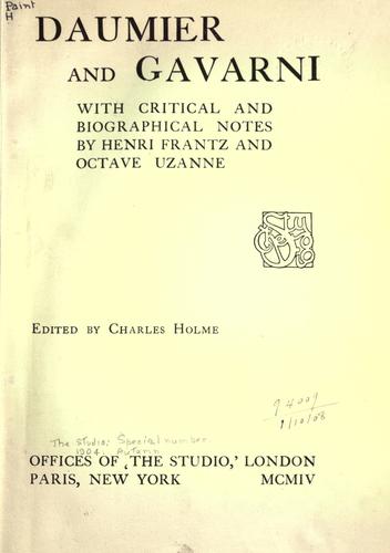 Daumier and Gavarni