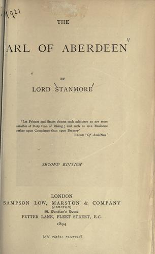 The Earl of Aberdeen