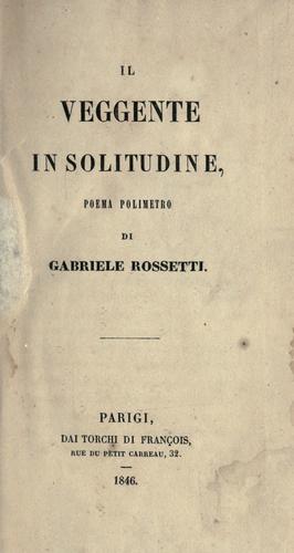 Il veggente in solitudine