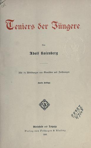 Teniers der Jüngere.