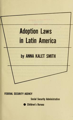 Adoption laws in Latin America
