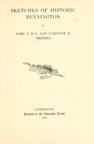 Sketches of historic Bennington