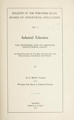 Industrial education