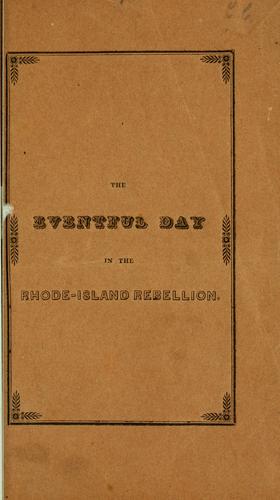 The eventful day in the Rhode-Island rebellion