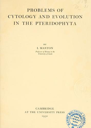 Problems of cytology and evolution in the Pteridophyta
