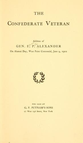 The Confederate veteran