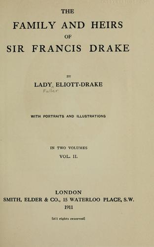 The family and heirs of Sir Francis Drake