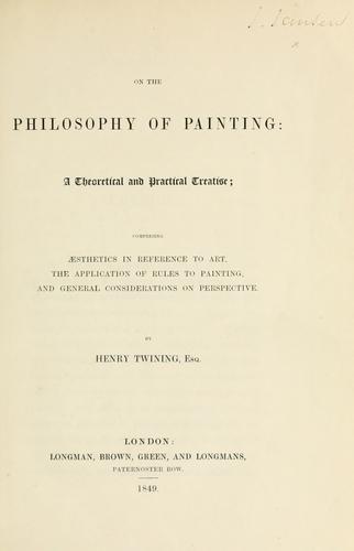 On the philosophy of painting
