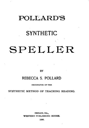 Pollard's synthetic speller