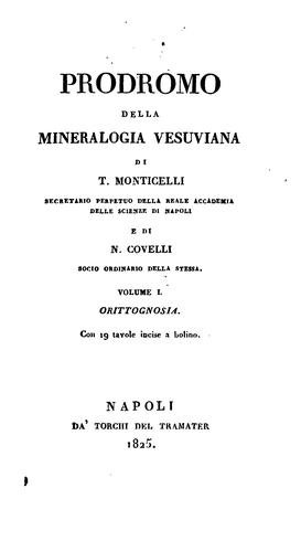 Prodromo della mineralogia vesuviana