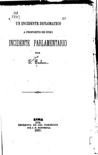 Incidente diplomático a propósito de otro incidente parlamentario