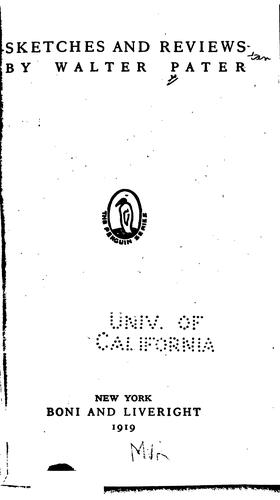 Sketches and reviews.