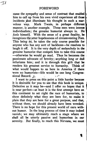 Our American humorists.