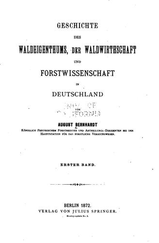 Geschichte des Waldeigentums