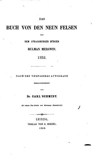 Das buch von neun felsen