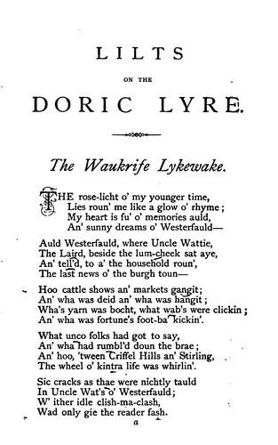 Lilts on the Doric lyre