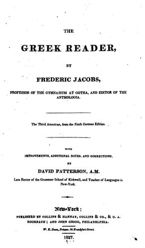 The Greek reader