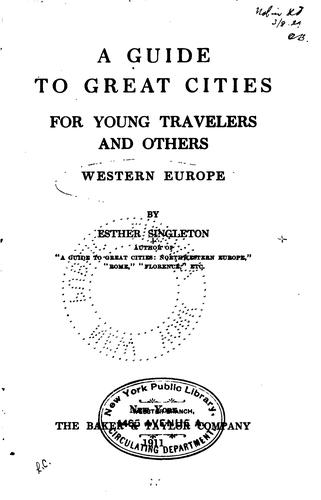 A guide to great cities for young travelers and others