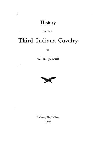 History of the Third Indiana cavalry