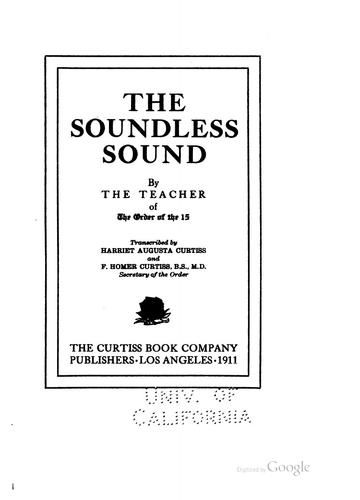 The soundless sound