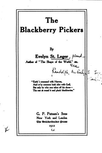 The Blackberry pickers