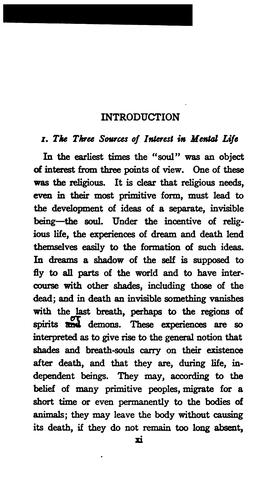 Outlines of the history of psychology