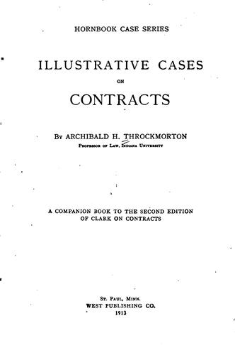 Illustrative cases on contracts