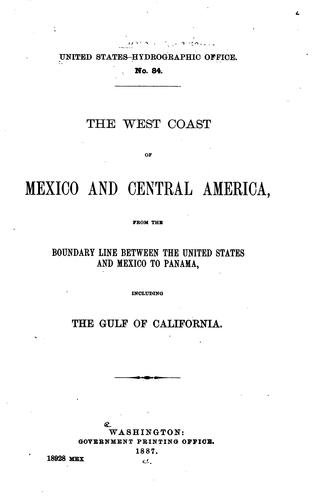 The west coast of Mexico and Central America