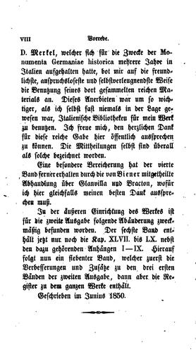 Geschichte des Römanischen Rechts im Mittelalters.