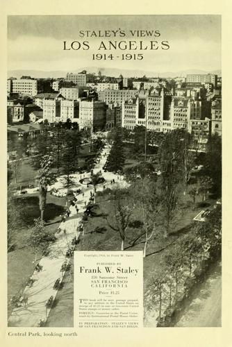 Staley's views : Los Angeles, 1914-1915.