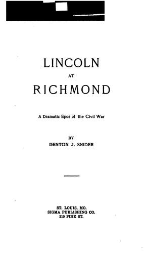Lincoln at Richmond