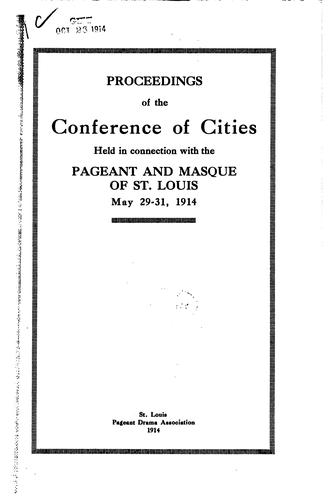 Proceedings of the Conference of Cities