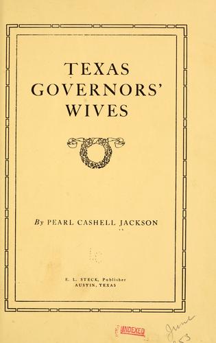 Texas governors' wives