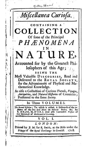 Miscellanea curiosa