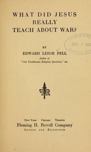 What did Jesus really teach about war?