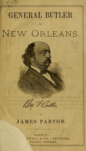 General Butler in New Orleans
