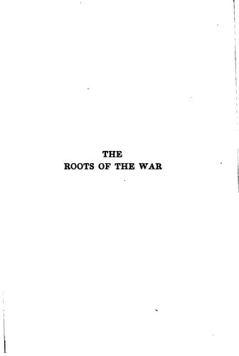 The roots of the war