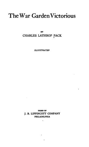 The war garden victorious