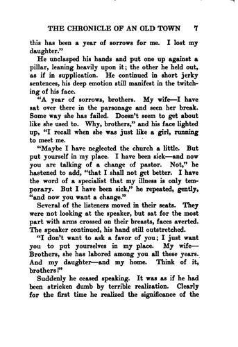 The chronicle of an old town