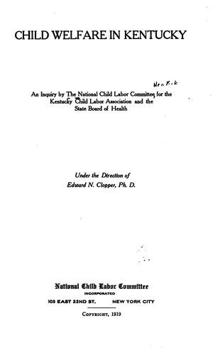 Child welfare in Kentucky