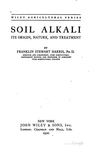 Soil alkali