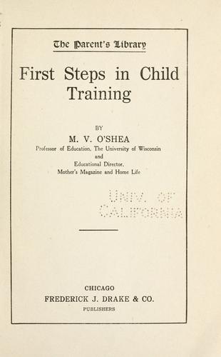 First steps in child training